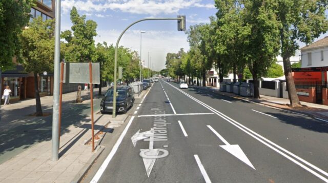 Calle Marqués de Pickman, Sevilla (lugar del accidente)