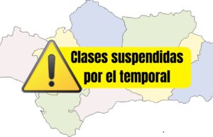 El temporal obliga a cancelar las clases en Andalucía menos en Almería