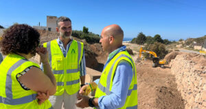 La Junta de Andalucía avanza en las obras de emergencia en Balanegra tras las borrascas
