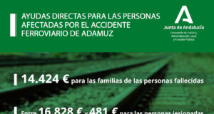 La Junta de Andalucía lanza ayudas para las víctimas del accidente de Adamuz