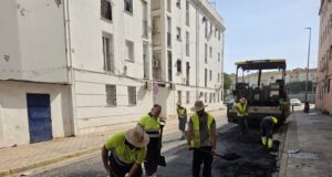 Avanzan a buen ritmo las obras del Plan Anual de Reasfaltado 2026 en Dos Hermanas