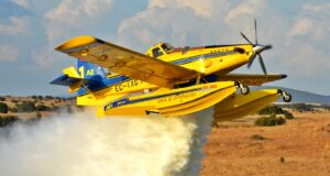 La Junta de Extremadura Envía Aviones Anfibios para Combatir el Incendio en Huelva