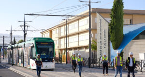 La Junta reinicia las pruebas de trenes en la prolongación del Metro de Granada hacia Las Gabias