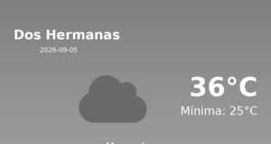 Previsión de la AEMET en Dos Hermanas hoy 5 de Septiembre de 2026