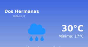 El tiempo hoy 17 de Octubre de 2026 en Dos Hermanas según AEMET
